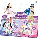 Extra Large Dance Mat for Kids, Rechargeable Bluetooth Dance Mats Toy with Light-up 12 for Girls, Kids Dance Pad Challenge Games Christmas Birthday Gifts Ideas for Kid Ages 3-12