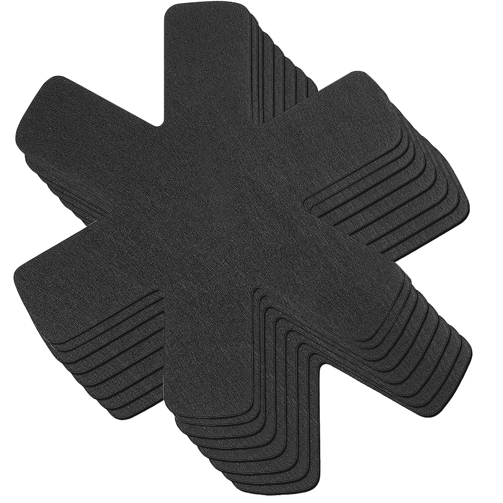 24Pcs Pot Dividing Protector Anti- Slip Pots and Pans Separator Non Scratch Hot Mat Multifunction for Storing Stacking Pan for Kitchen