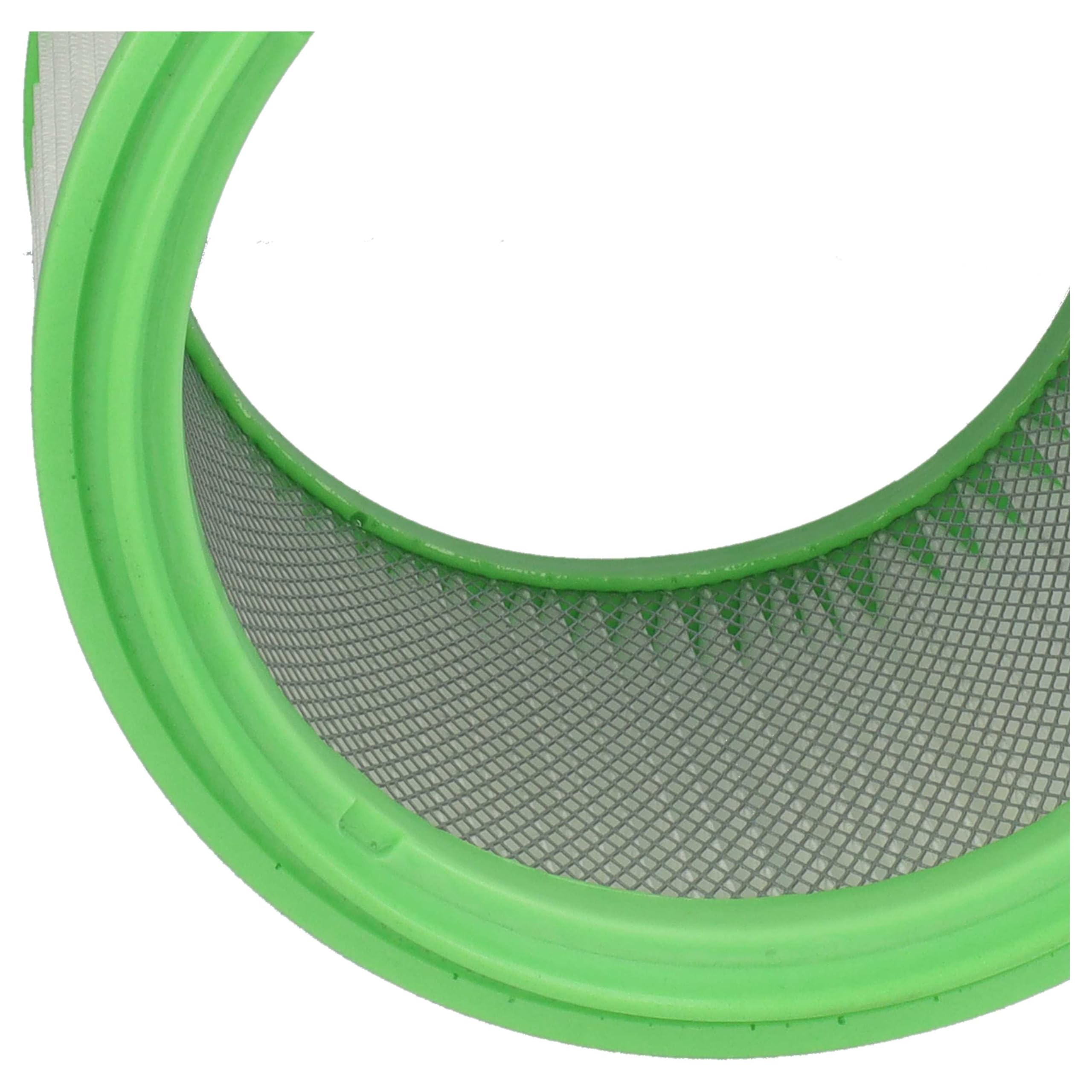 vhbw 8x Filtro plisado compatible con Gisowatt Industrial, Industrial 30X, Igea Ecosystem Cleaner aspiradora - verde blanco