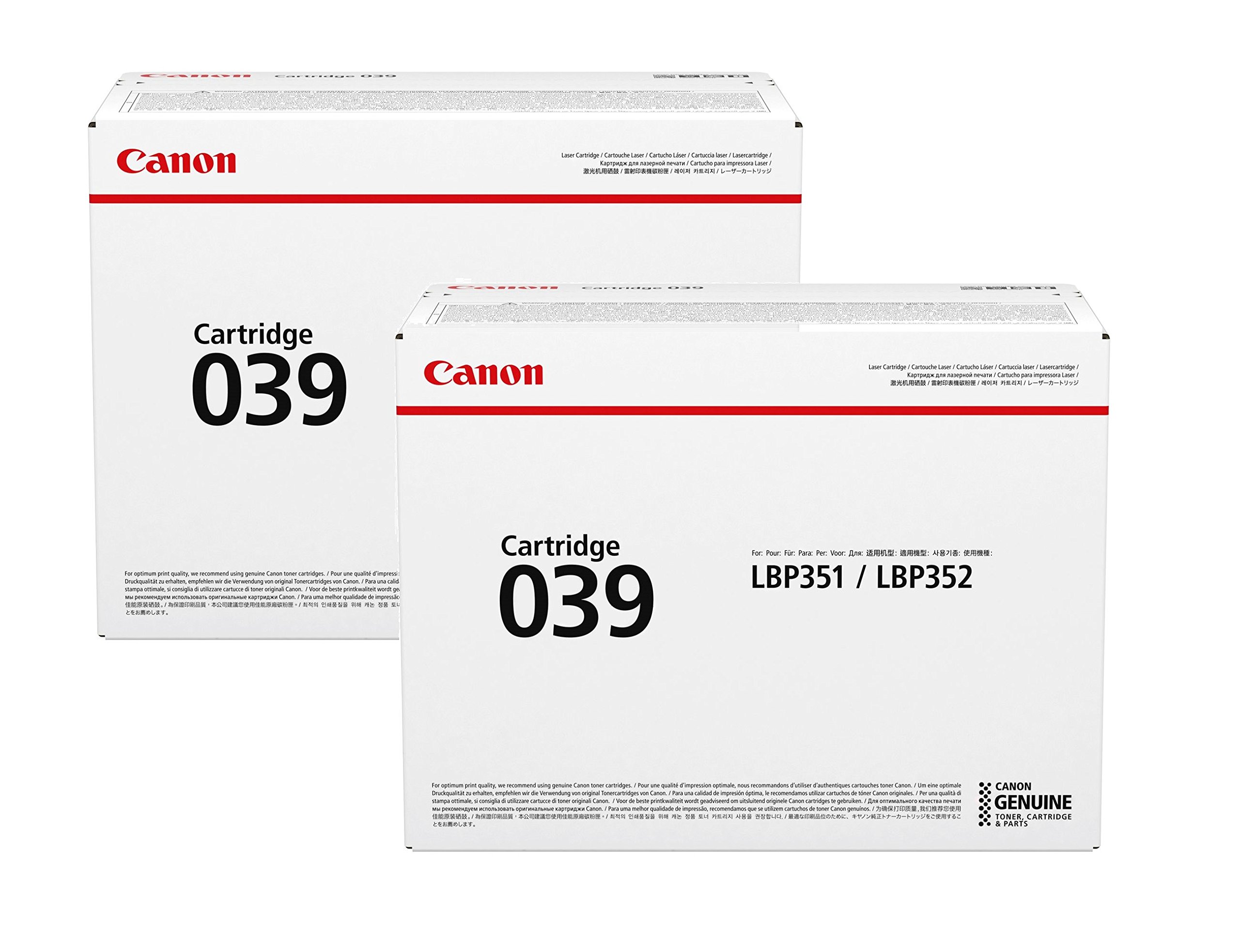 Canon Toner d'origine 039 noir double pack pour impression de documents de bureau - 6