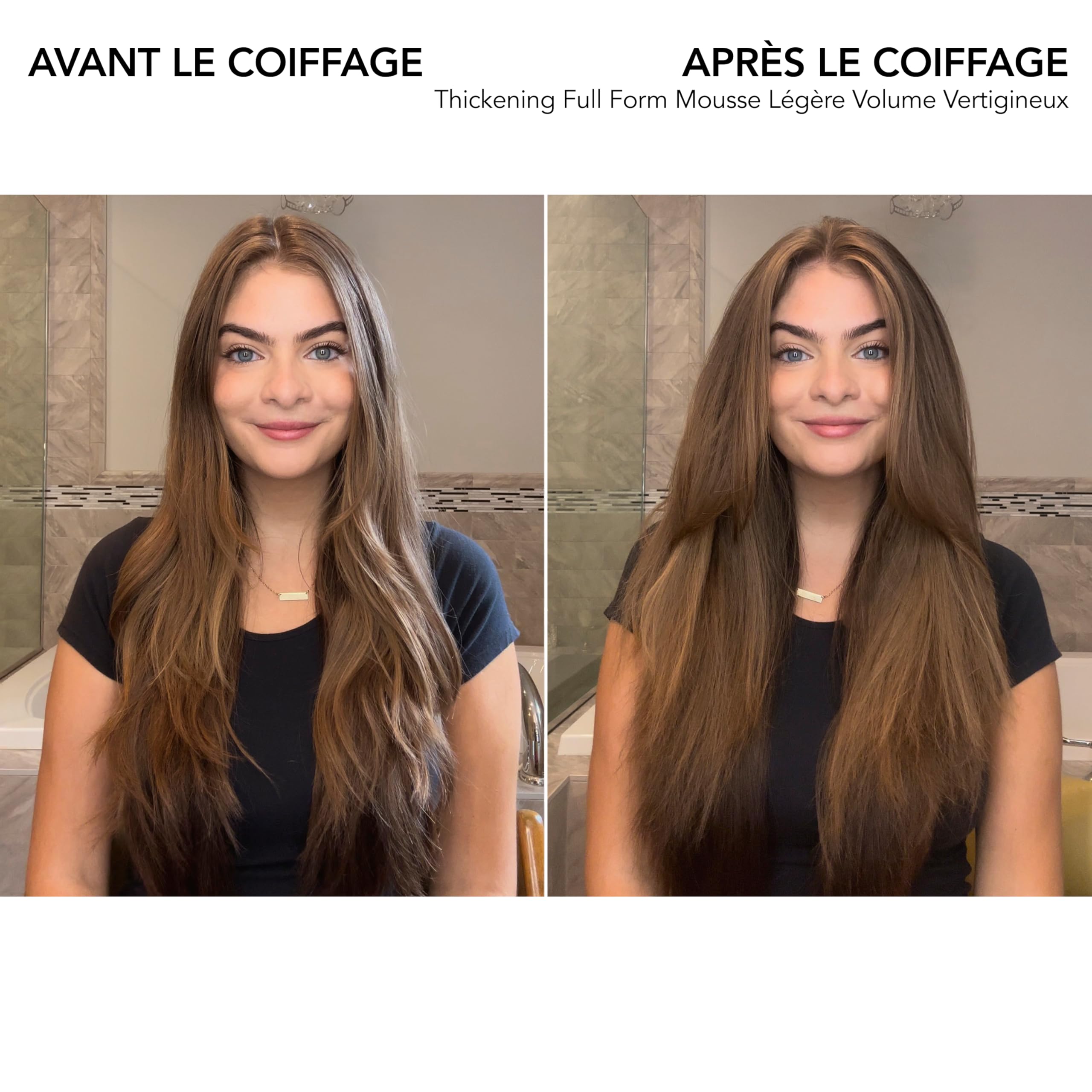 Bumble and bumble Thickening Mousse épaississante volume Protection contre la chaleur Cheveux lisses à ondulés 150 ml
