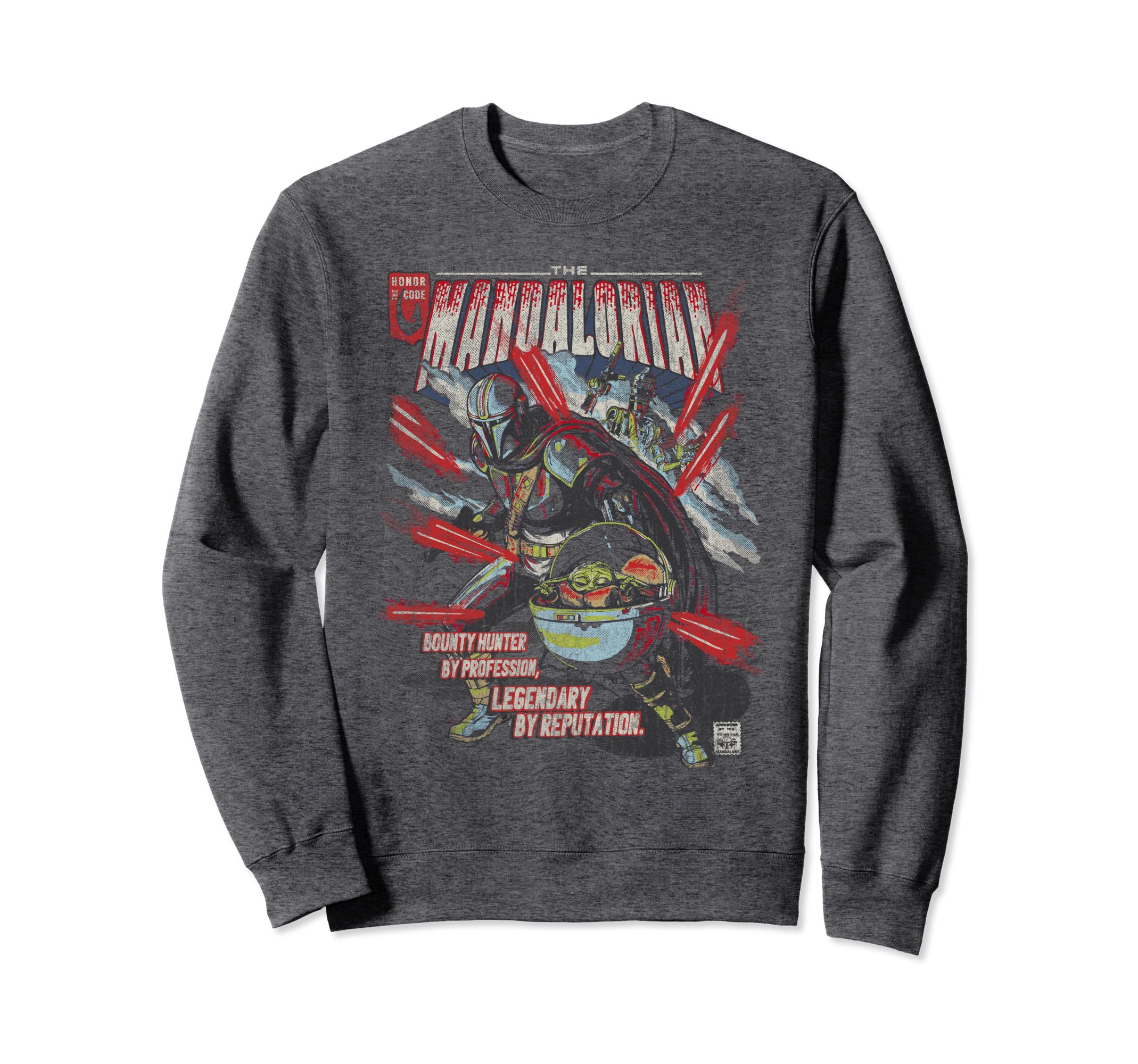 Star Wars Mondo Mando Sweatshirt, Grey