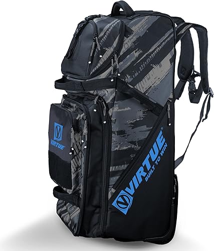 Virtue High Roller V4 - Bolsa de viaje extra grande con ruedas resistentes capacidad de almacenamiento de 7000 pulgadas cúbicas