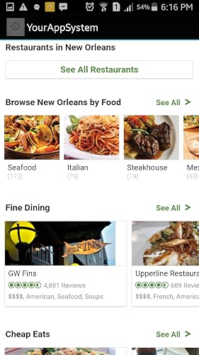 Restaurants in New Orleans, US! – vue 3
