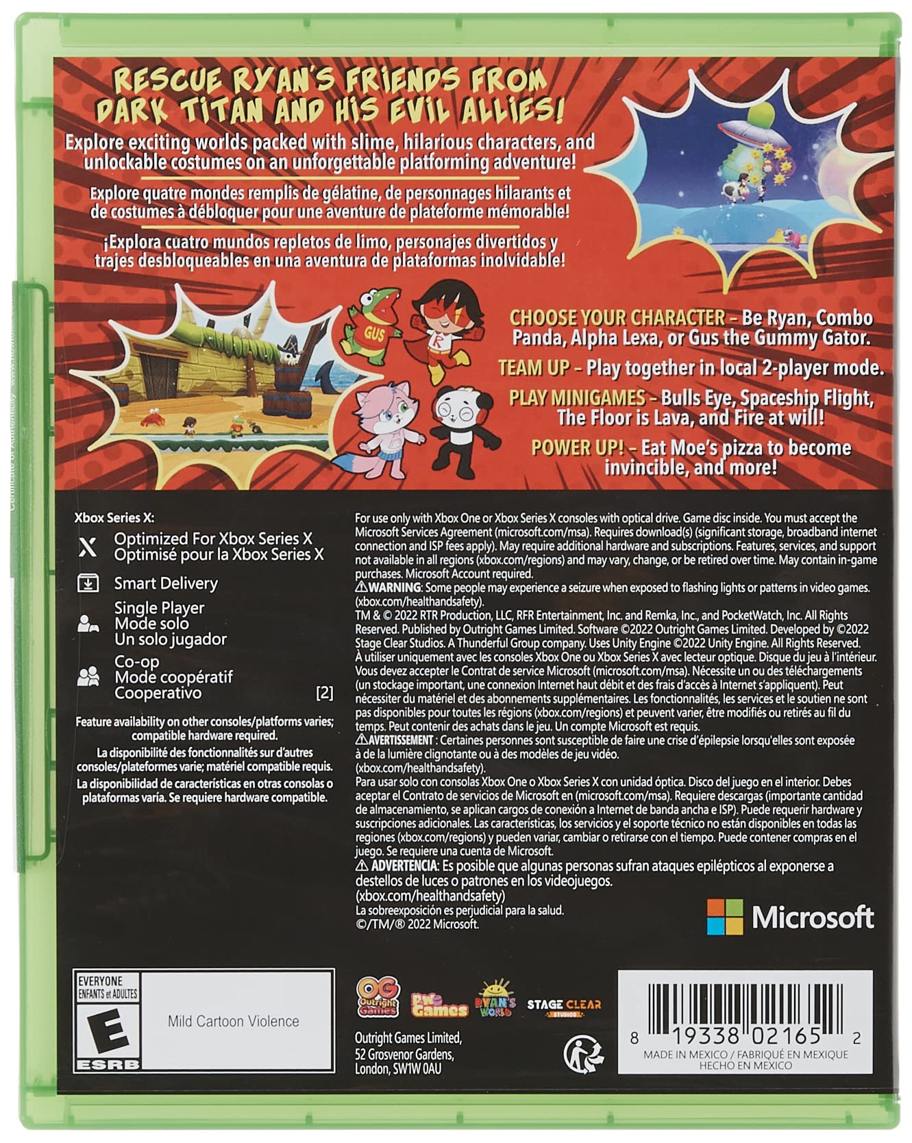 Ryan's Rescue Squad - Xbox Series X/S - Very Good - Used Game - Image 2