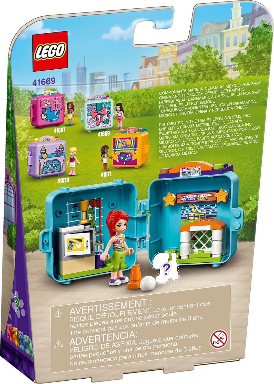 LEGO Friends Mia’s Soccer Cube 41669 Building Kit; Imagination Toy Comes with a Mini-Doll and Animal Toy to Give Creative Kids Hours of Imaginative on-The-Go Vacation Play; New 2021 (56 Pieces)