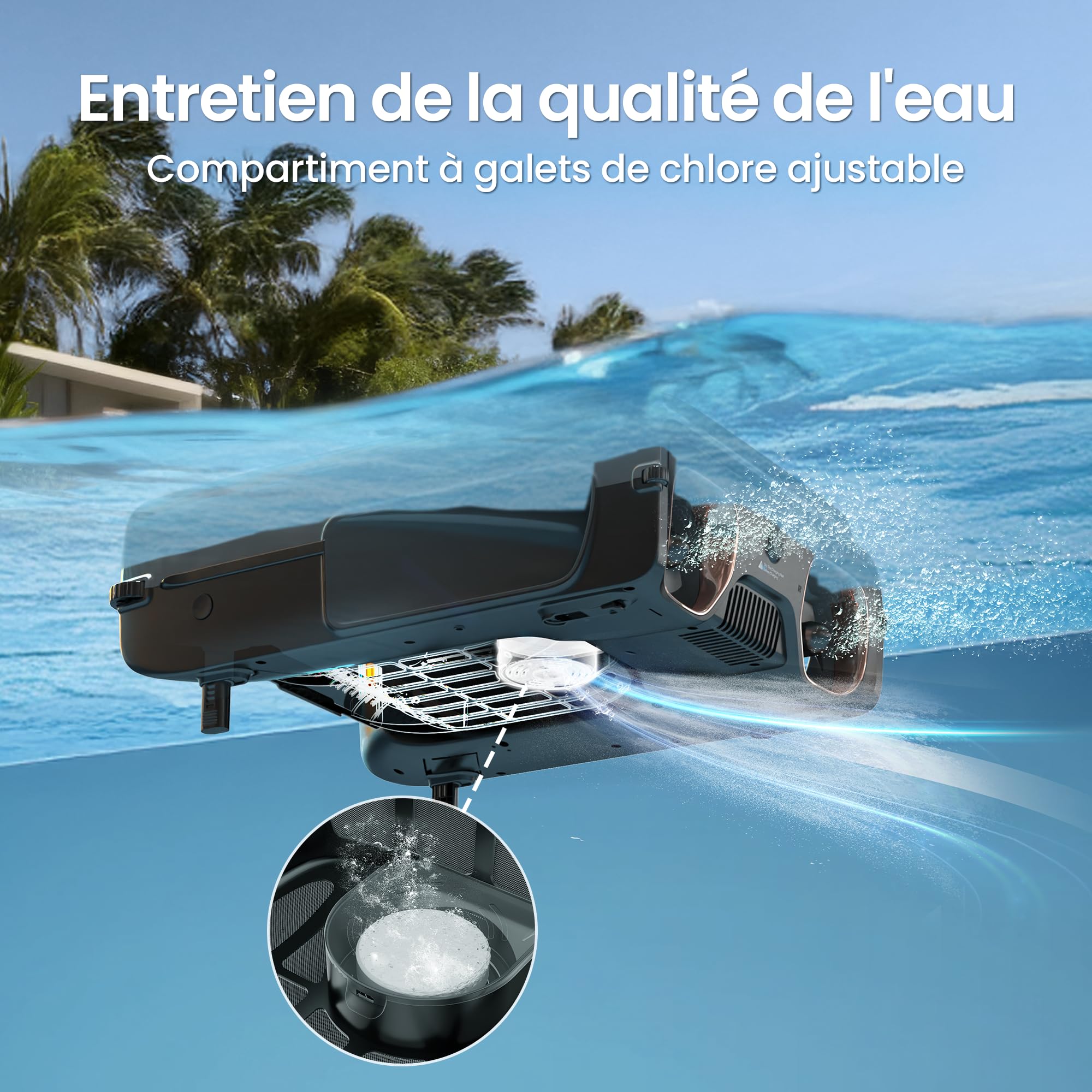 AIPER (2026) Experten Duo: Poolroboter Scuba V3 & EcoSurfer S2, 360° Reinigung von oben nach unten, automatische Wartung 7 Tage, 10 x schnellere Reinigung mit AI-Patrol, Wasserpflege