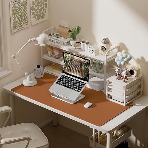 Miniatura 223 de Aothia Tapete protector de escritorio, alfombrilla para mouse, antideslizante, impermeable, de piel sintética, secante de escritorio, para Verde