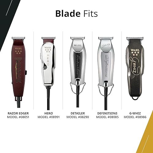 Miniatura 4 de Navaja Wahl Professional #1062-600, ajustable, con forma de T, para afeitadora, diseñado para modelos específicos de afeitadoras Wahl, 5 Star y
