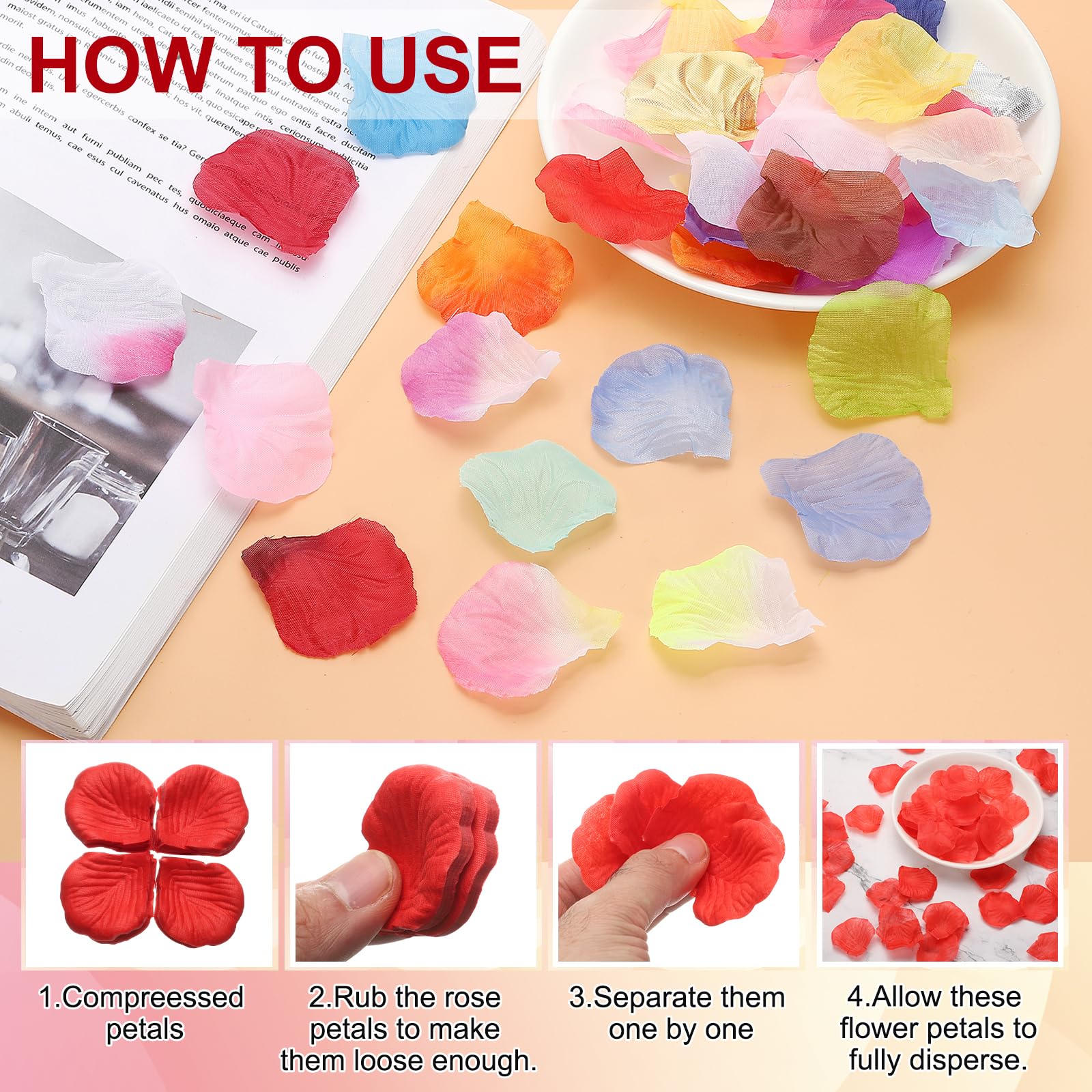 Pétales Rouges X 140 - Confettis Et Paillettes De Table