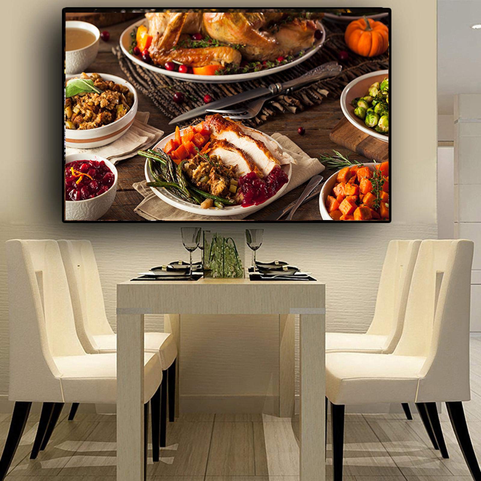 Peinture affiches et impressions viande légumes pour habiller un mur vide