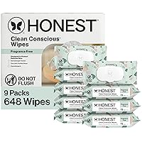 Vista 31 de The Honest Company - Toallitas limpiadoras para bebé con 99% de agua, respetuosas con el medioambiente, compostables, a base de plantas, Pattern Play
