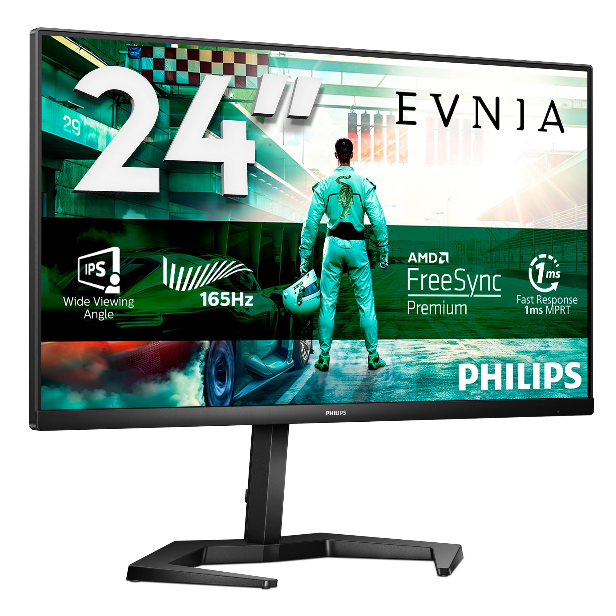 Philips Momentum 3000 24M1n3200za - Led Monitor - 24" (23.8" Viewable) - 1920 X 1080 Full Hd (1080P) @ 165 Hz - Ips - 25