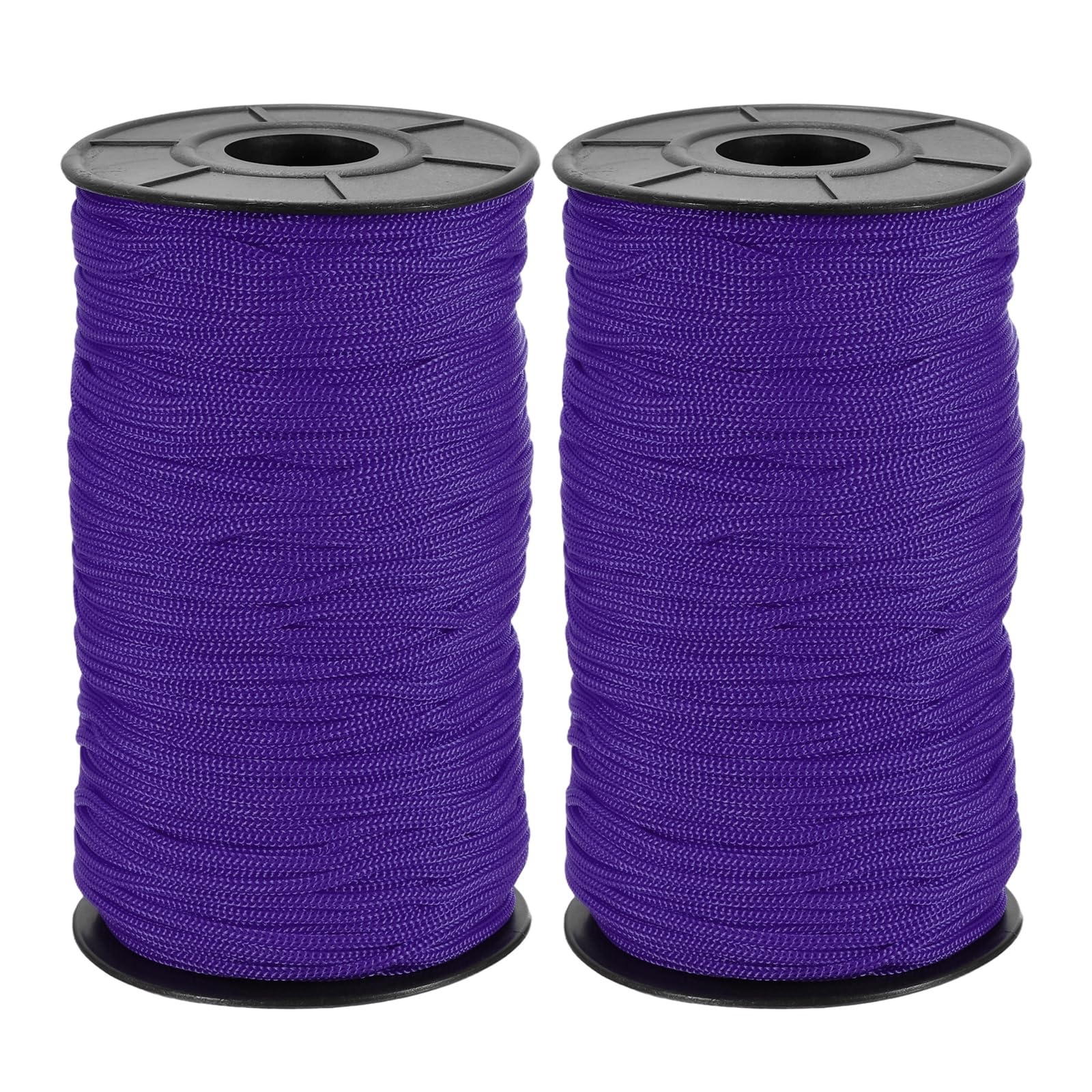 Cuerda de macramé de poliéster morada para manualidades y tejer bolsas