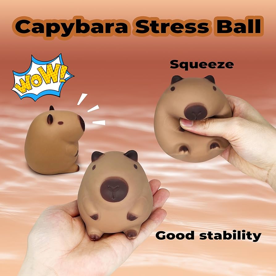 Amazon | かわいいカピバラパンダスクイッシーストレスボール