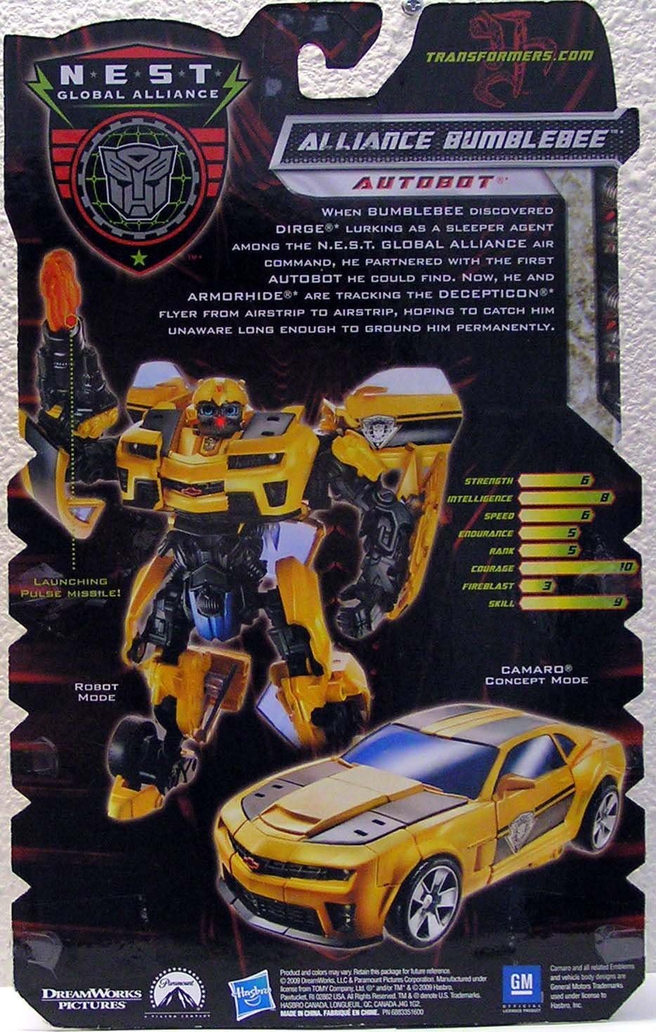 Transformers Autobot-Alliance Bumblebee