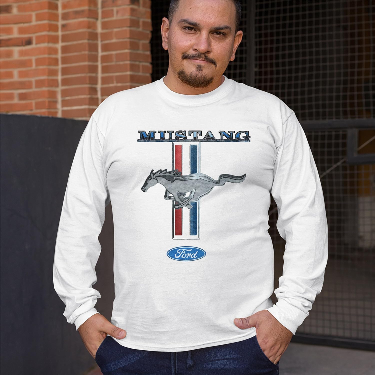 Ford Mustang Classic Long Sleeve T-Shirt GT Cobra Boss 302 Mach 1 Tee - Image 3