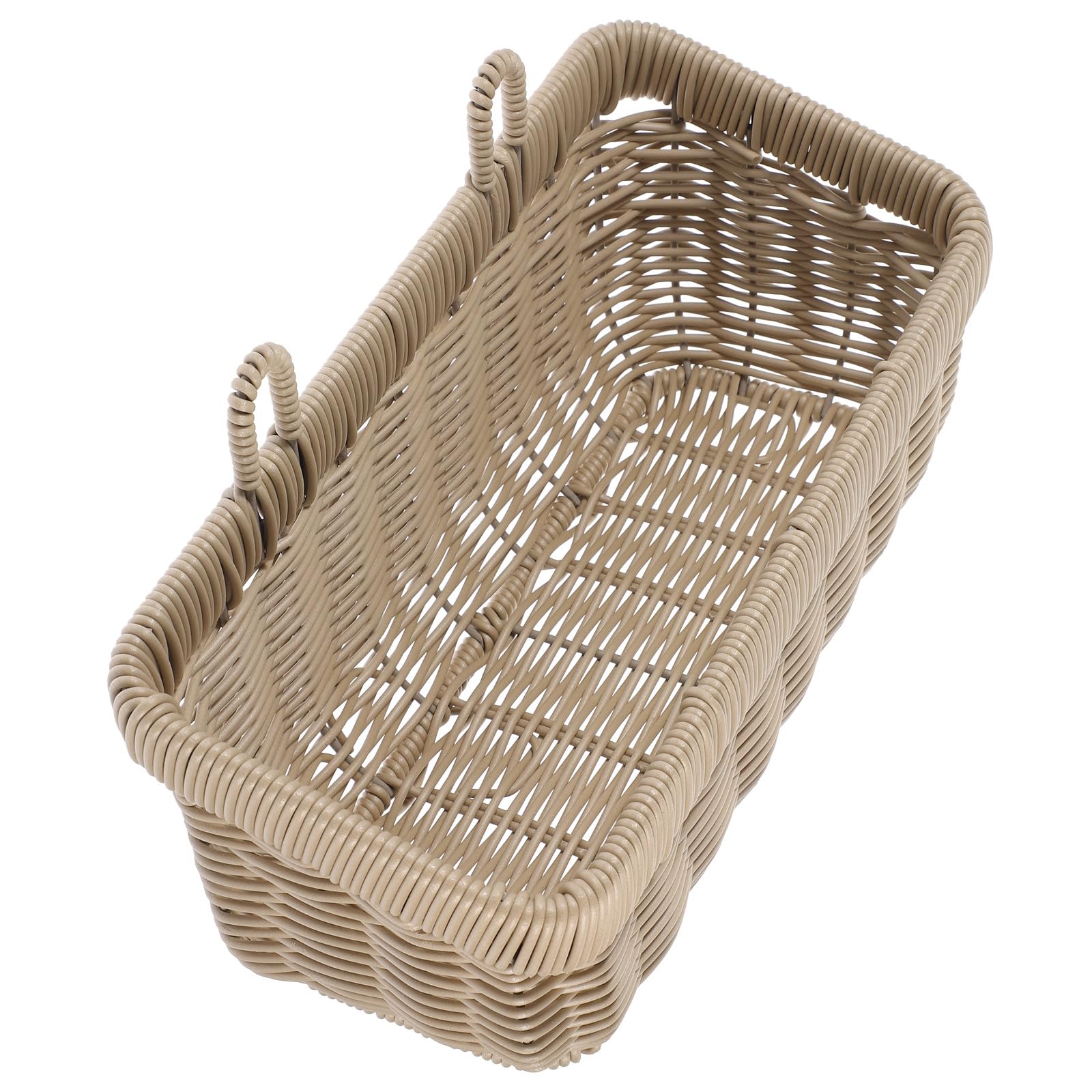Cesta tejida plástica resistente para colgar verduras en la pared