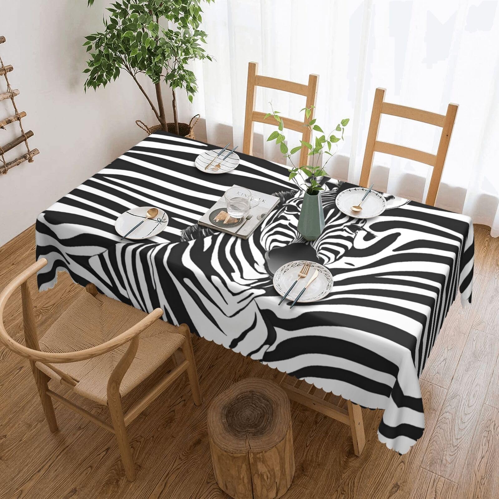 Nappe rectangulaire de pique-nique imperméable et infroissable pour fête en plein air