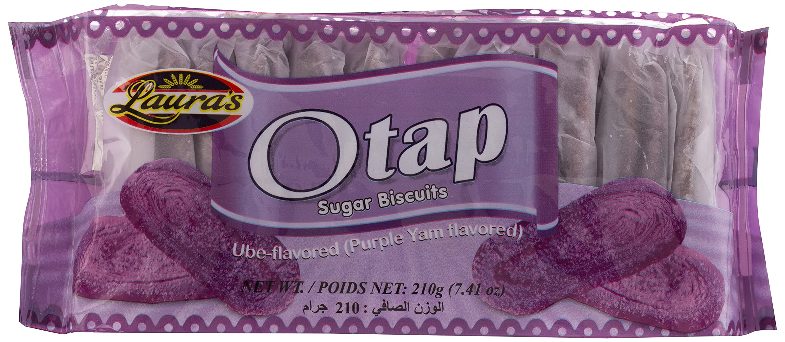 Lauras Otap Ube Flavor - 210 gm