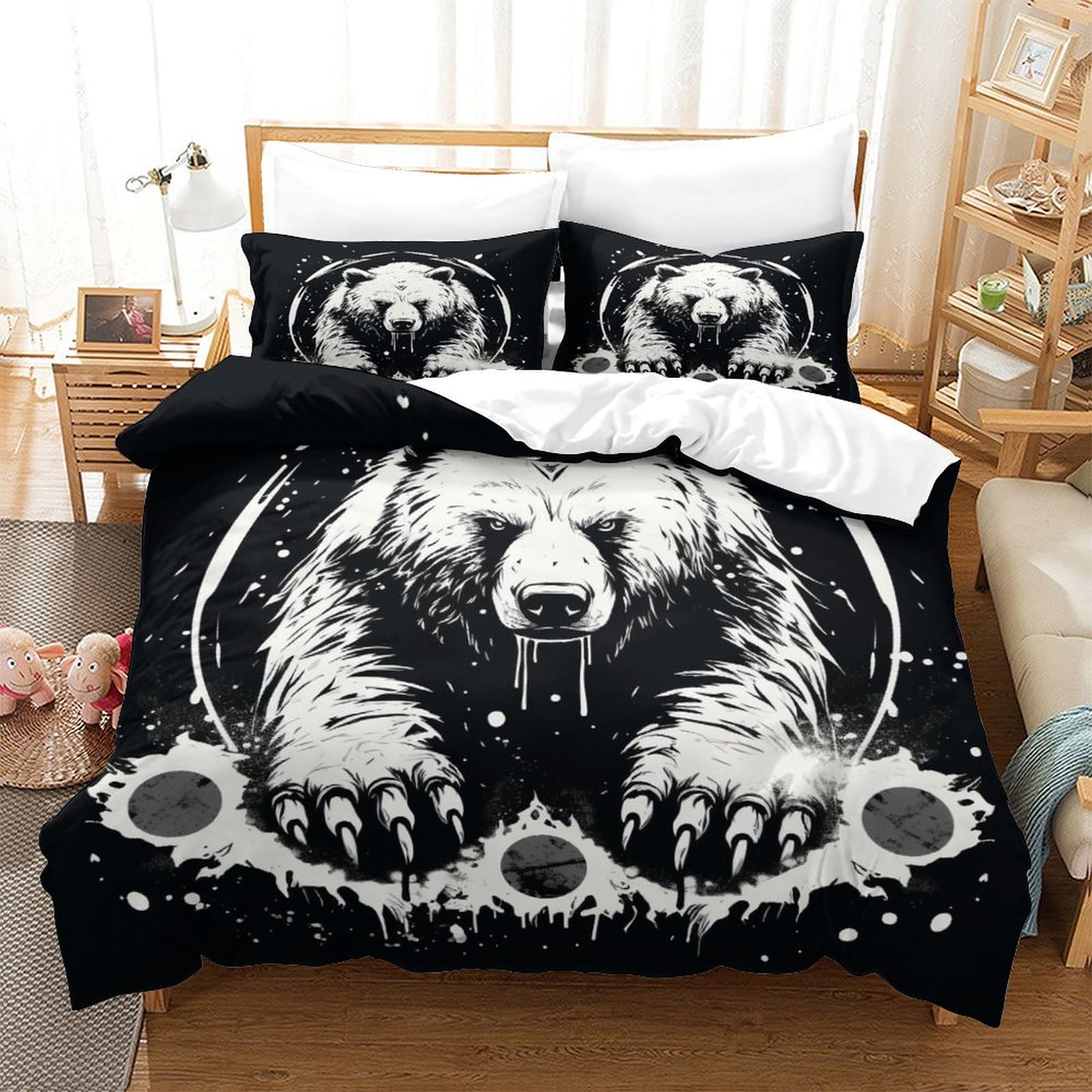 Housse de couette super king size pour des nuits douces en famille