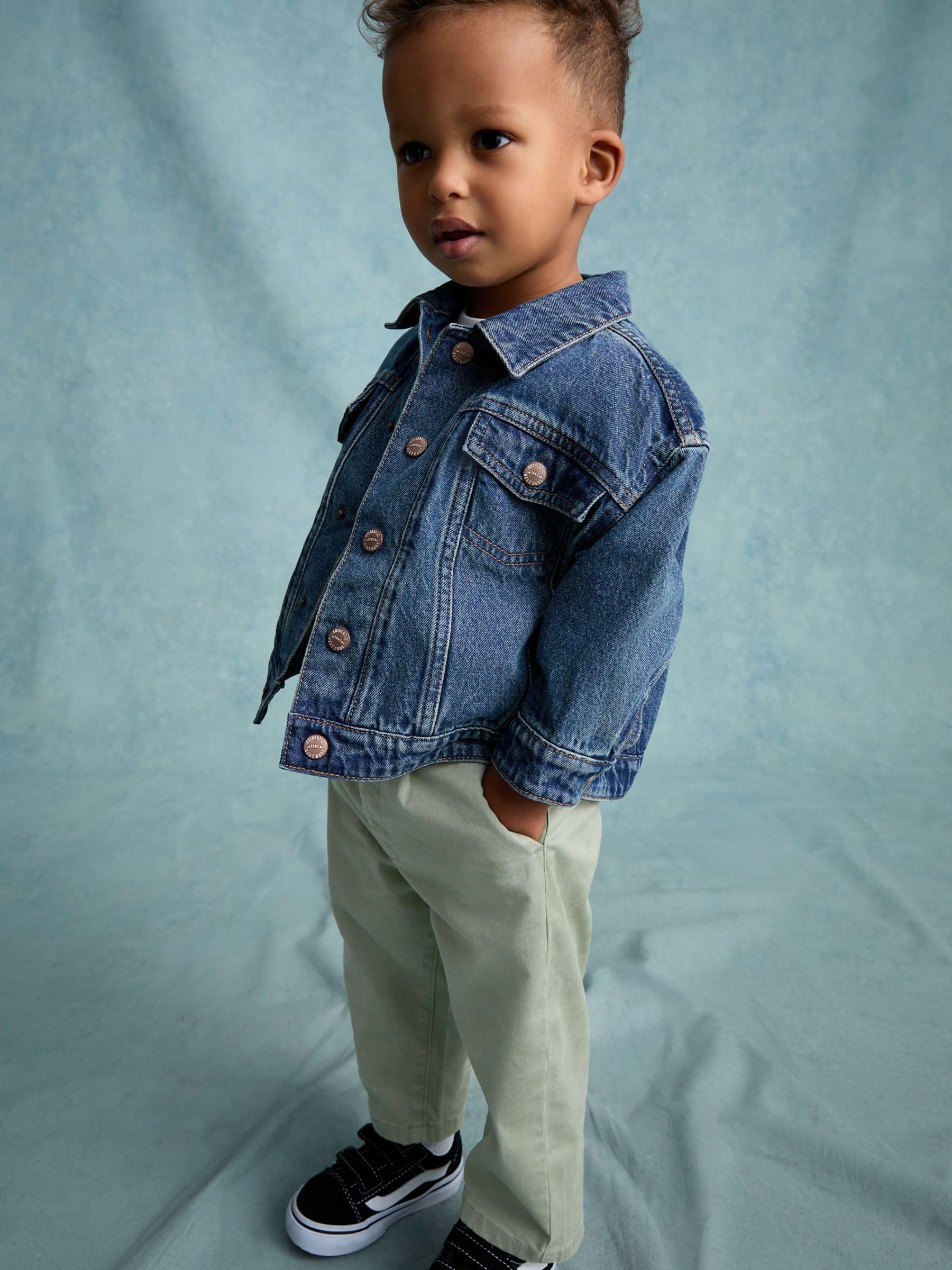 NEXT Niños Chaqueta de denim 100% algodón
