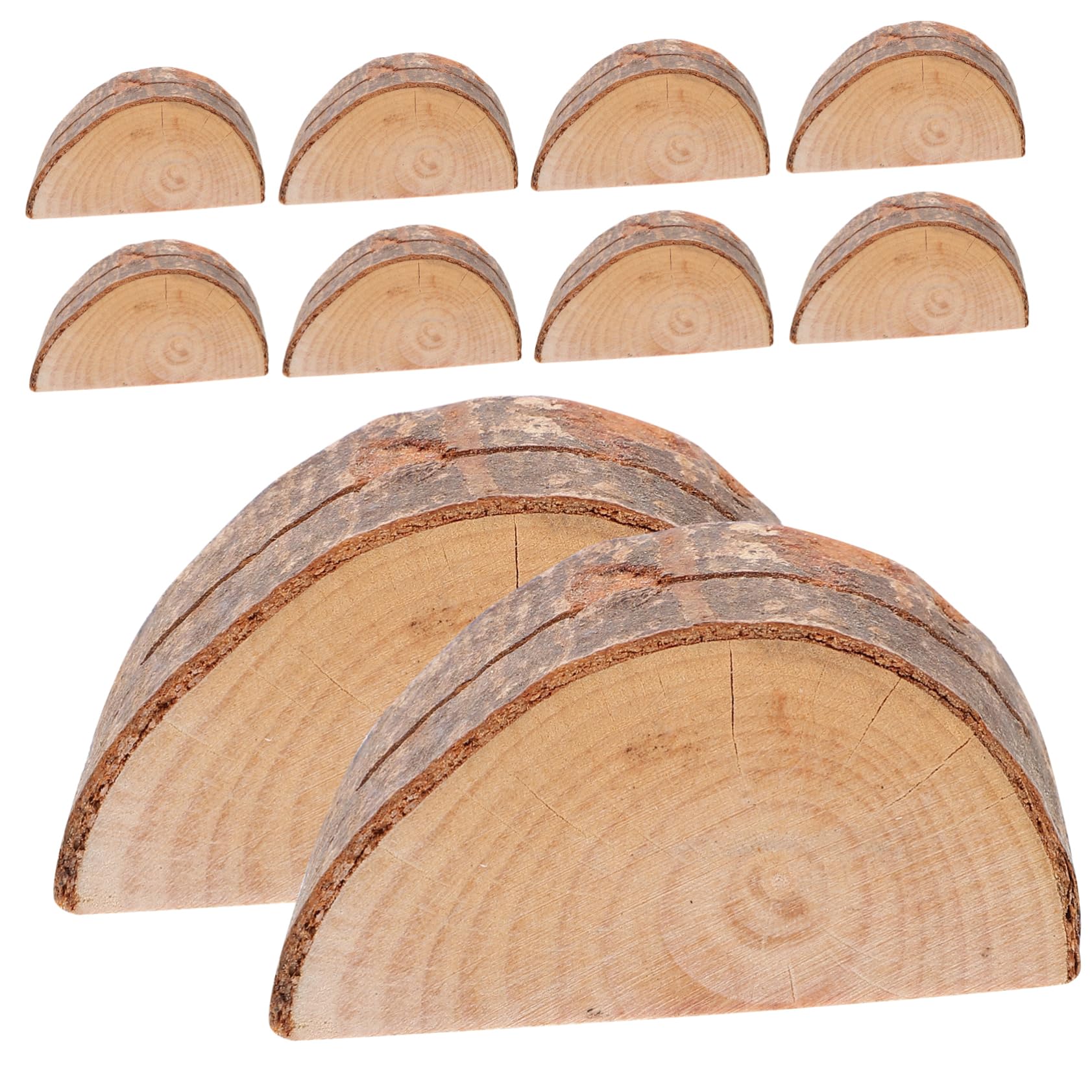 Unomor Wooden Sign Holder 10pcs Photo Base Wedding Table Number Stand Place Card Holders for Table Decorative
