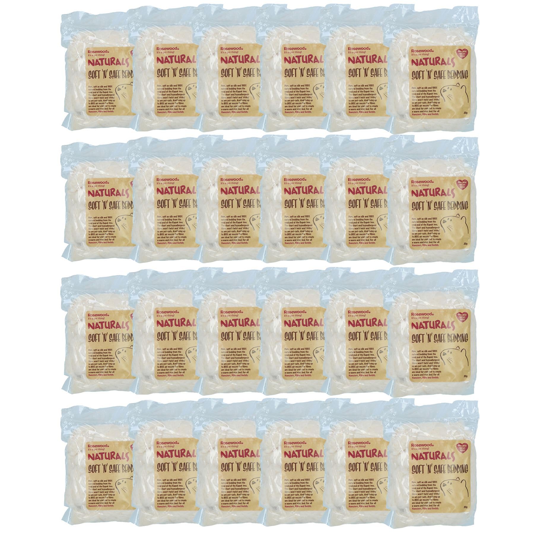AB Tools Weiche und sichere Tiereinstreu, hypoallergen, antibakteriell und biologisch abbaubar, 12 Stück