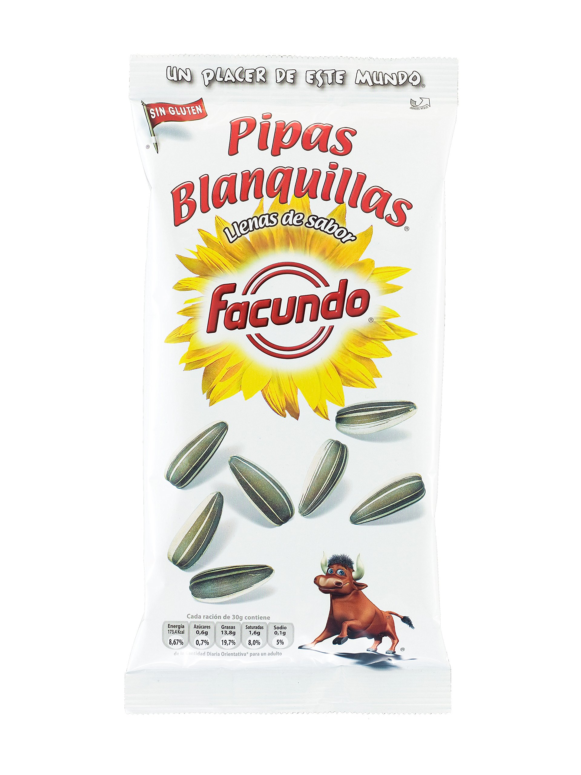 Facundo – Pipa di girasole, 150 g, confezione da 4