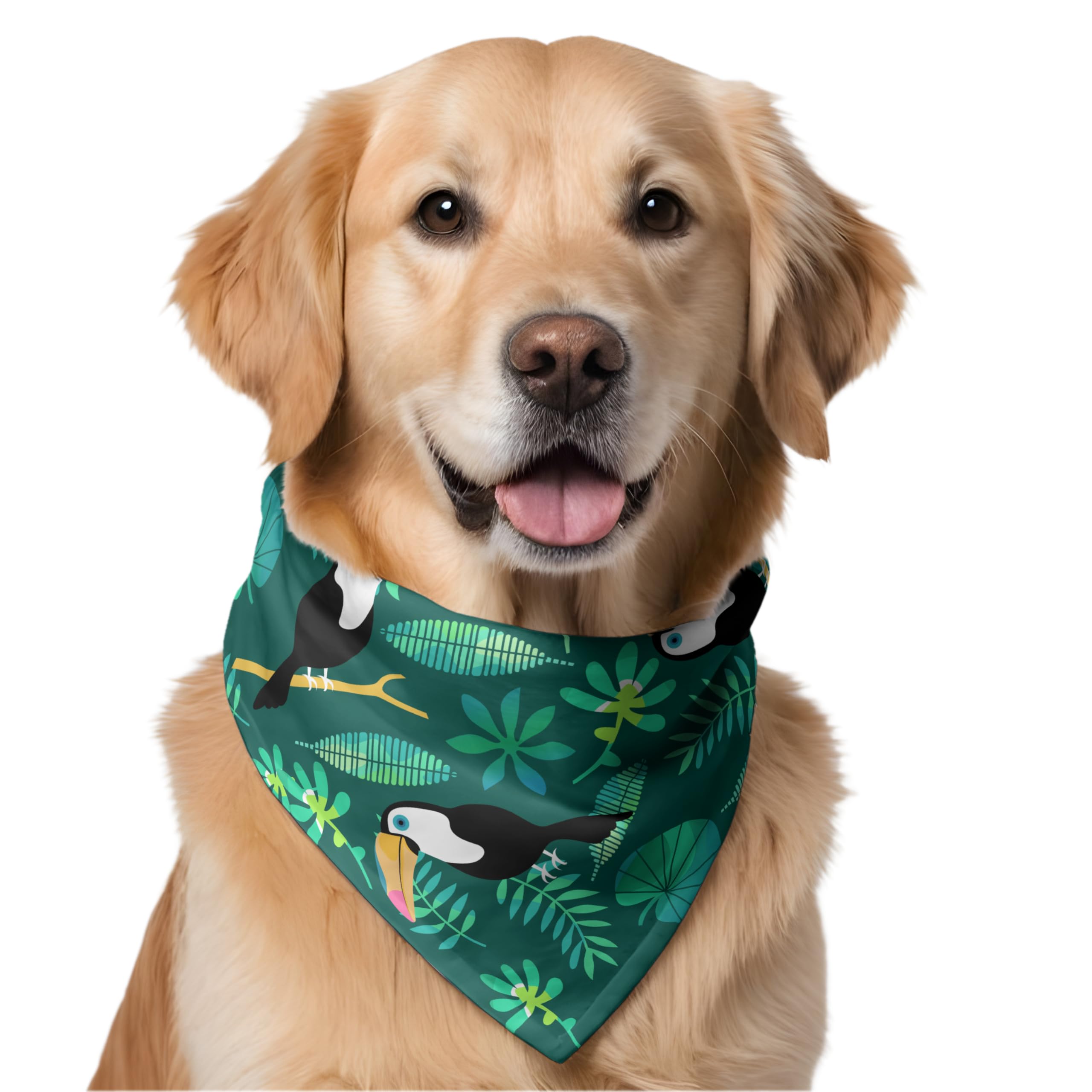Dog Bandana for Small, Medium & Large Dogs | Premium Cotton Blend Tie-On Bandana | Soft, Washable & Comfortable Pet Neck Scarf | Stylish Dog Accessory