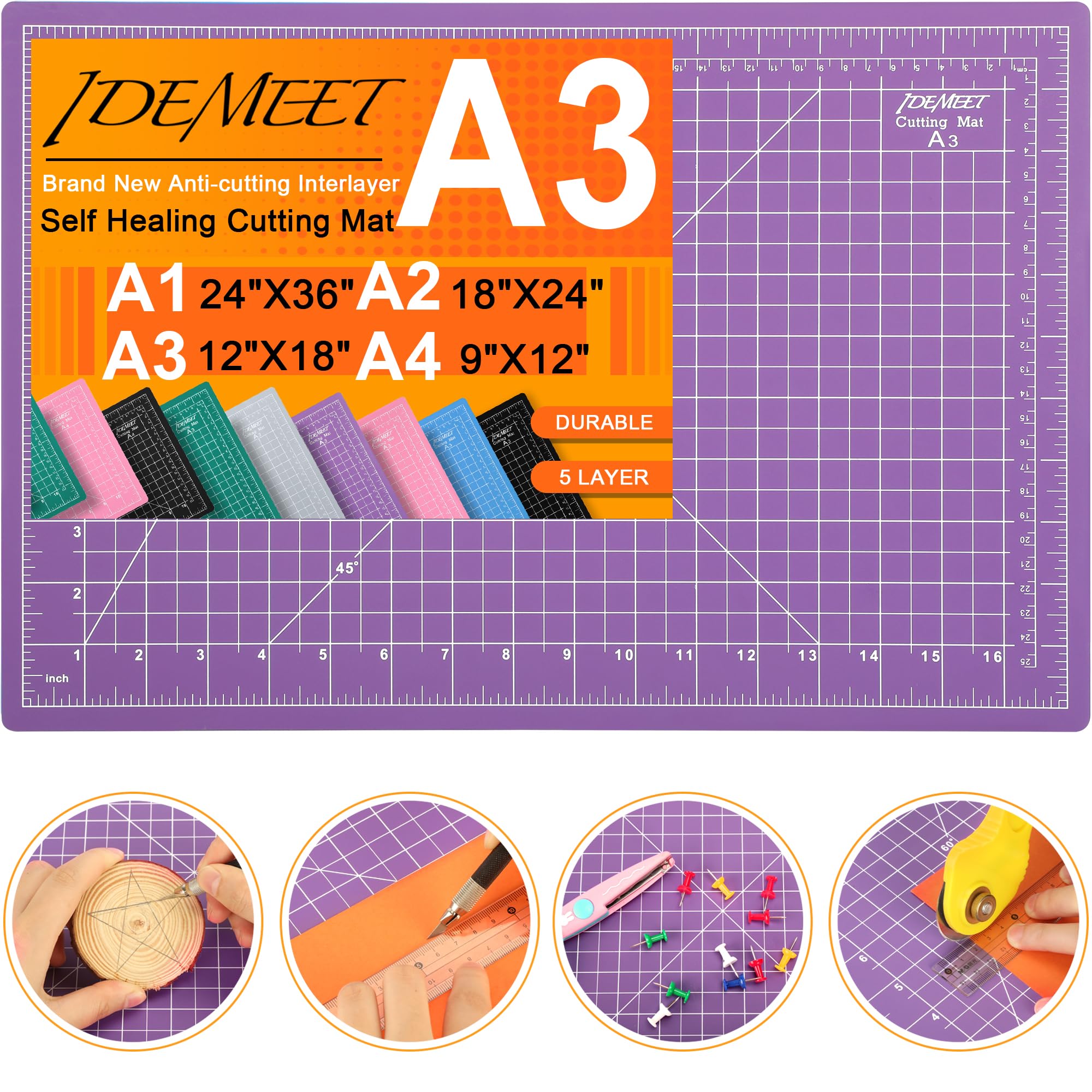 Self Healing Sewing Mat - 24" x 36" Rotary Cutting Board -8