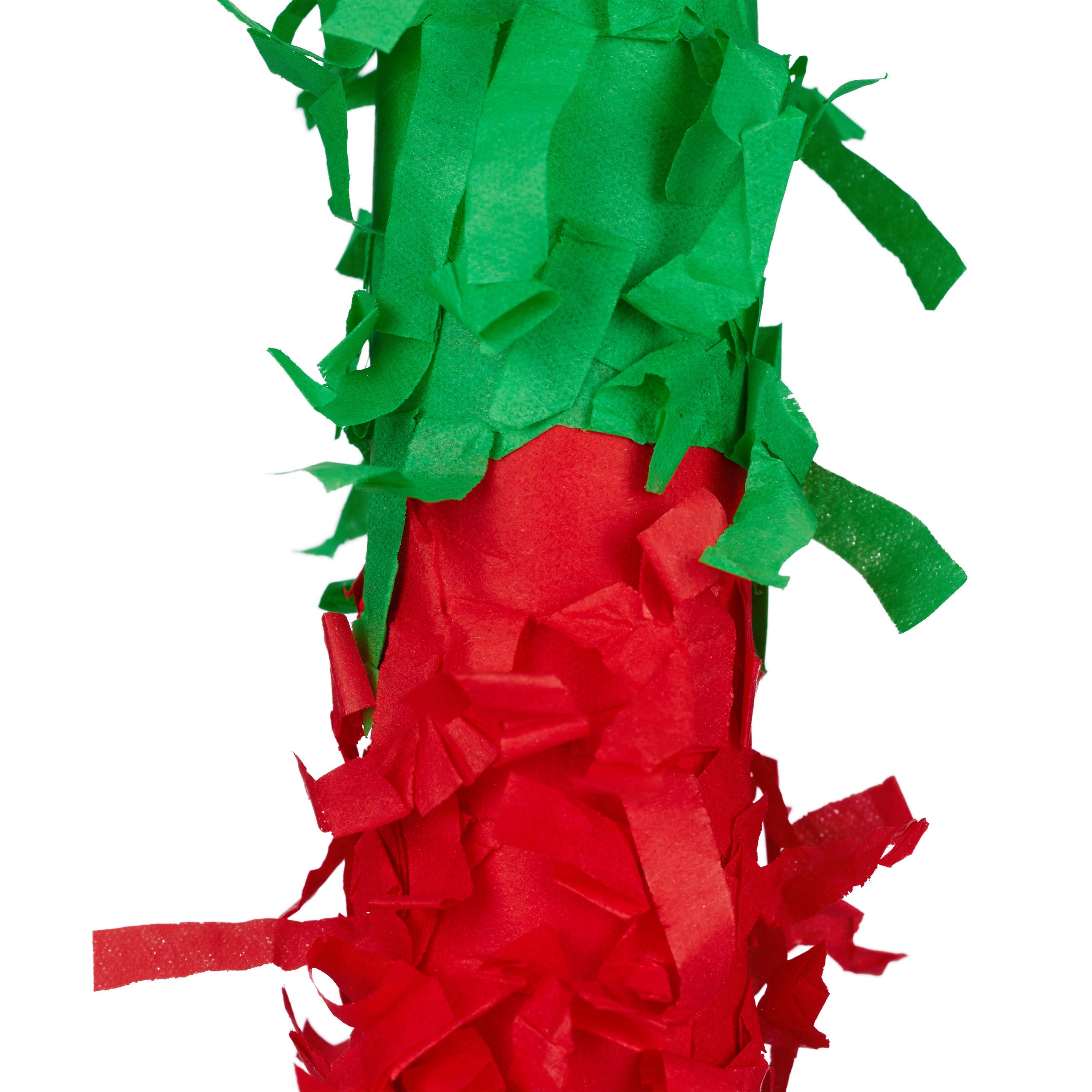 10 Palos y 10 Antifaces para Piñatas, Papel, Multicolor, 50 cm de largo