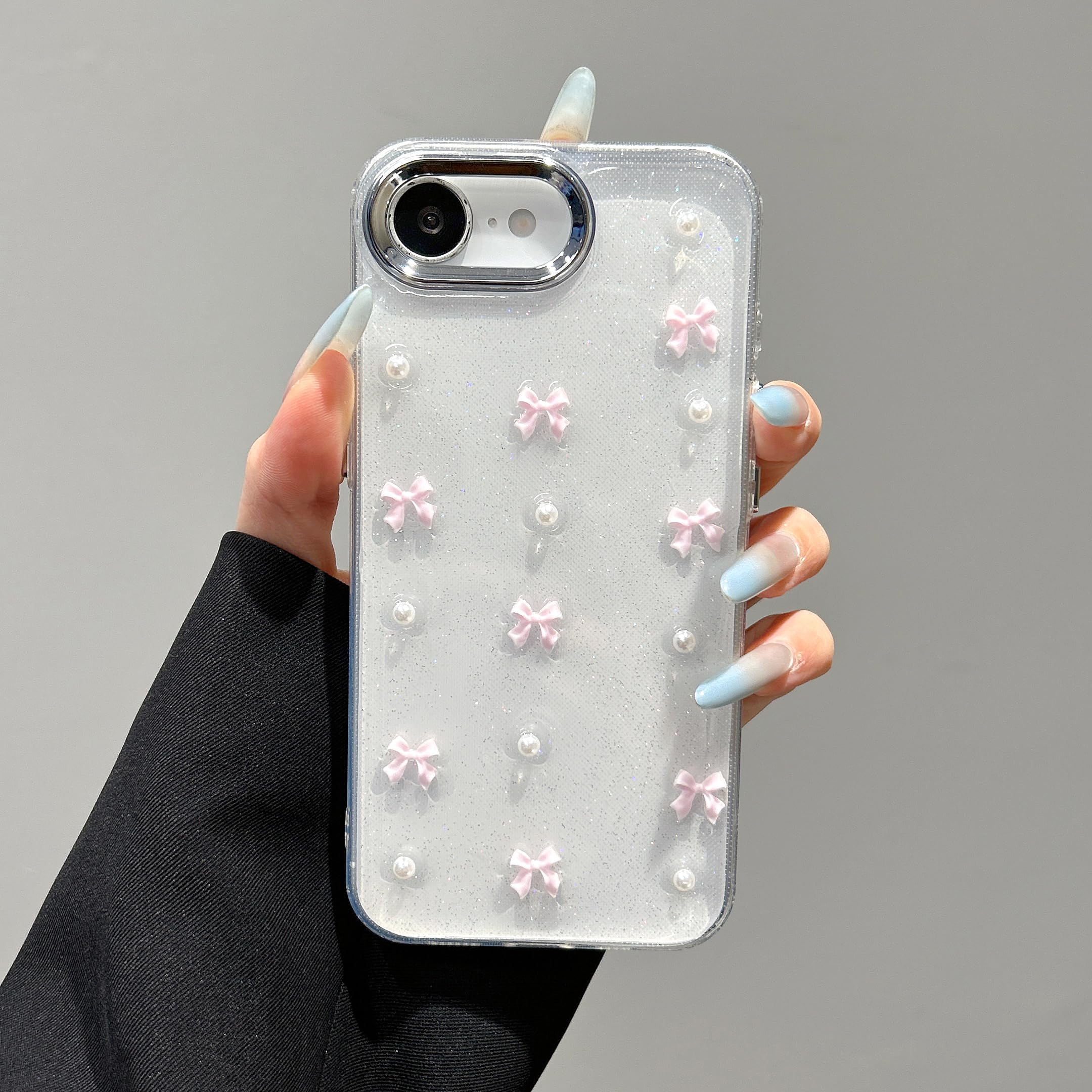 Amazon.co.jp: QLTYPRI iPhone 17e / 16e 用 ケース クリア ピンク
