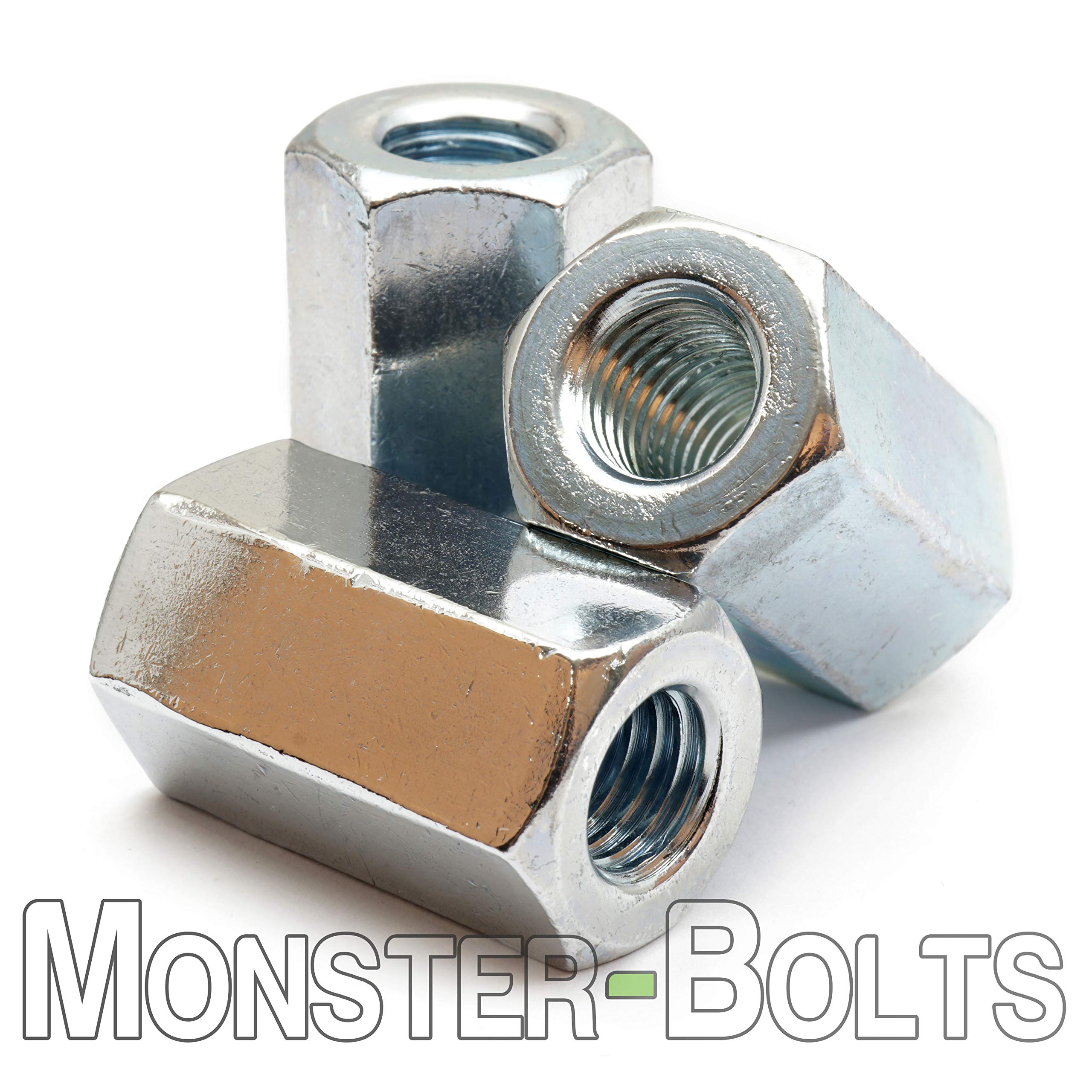 Amazon.com: MonsterBolts - M8 Coupling Nuts, DIN 6334, Zinc CR+3 
