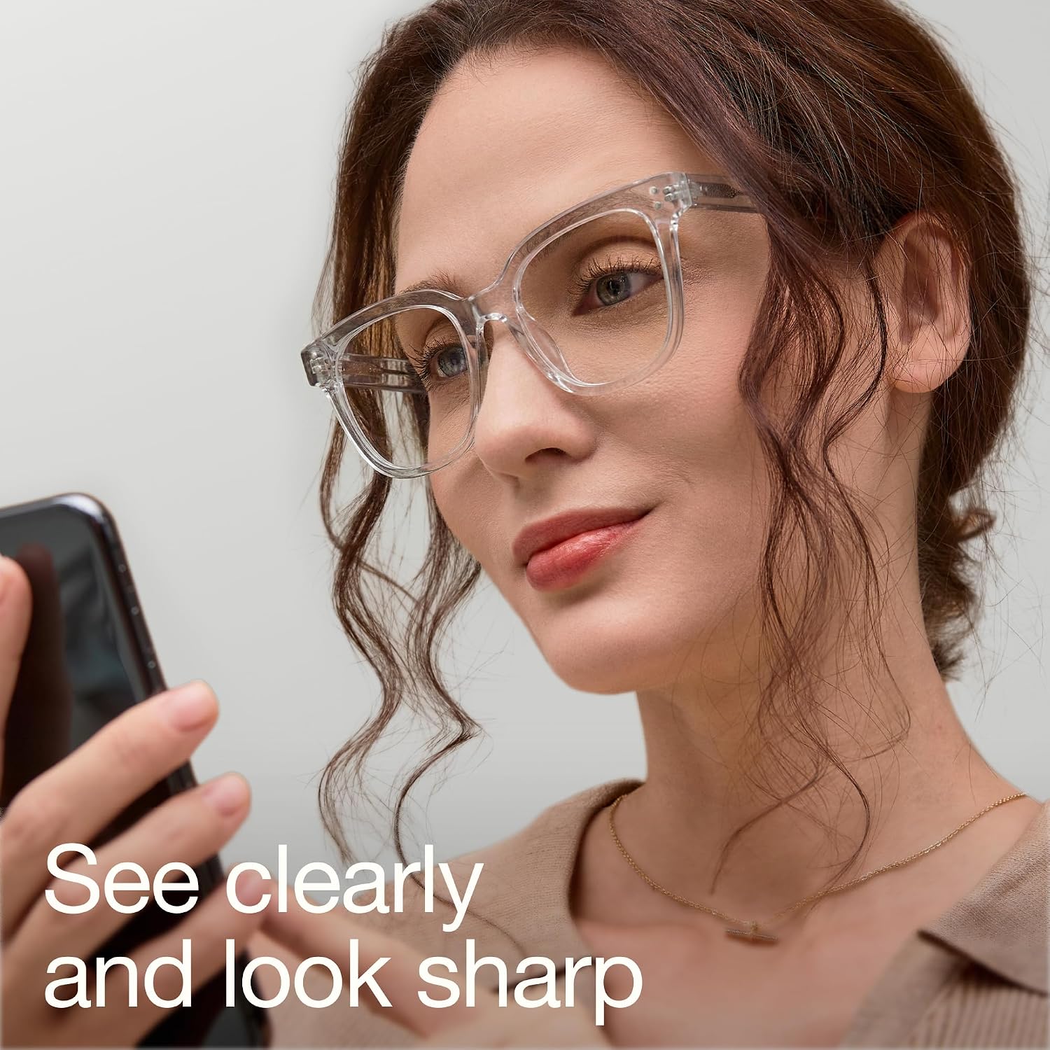 miyya stylish reading glasses for women, cheaters eyeglasses, oversized blue light readers, fashion eye glasses clear 1.5 x