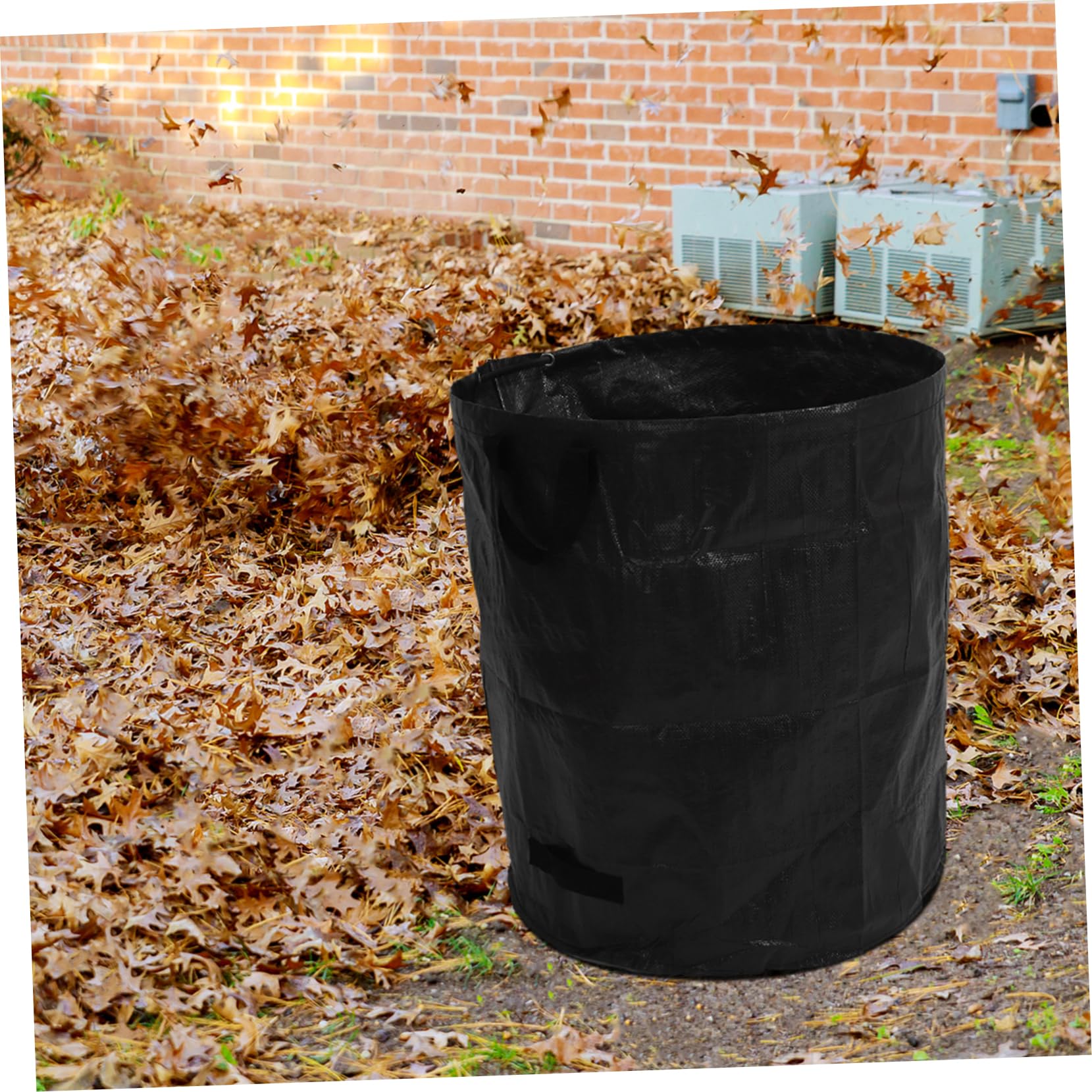 YARNOW 2pezzi Sacco Pieghevole per Foglie Cadute Sacco per Raccolta delle Foglie da Giardino per Rifiuti da Esterno Grande Capacità Sacchetto Riutilizzabile per Prato e Sacchetto