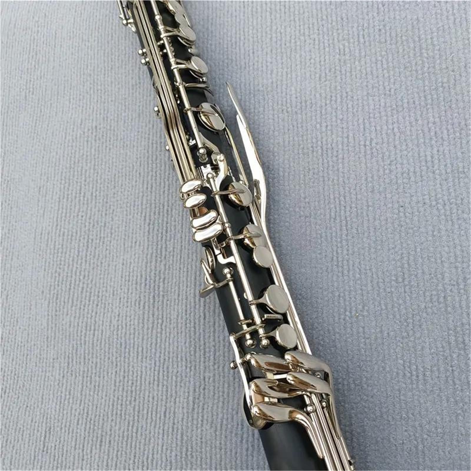 Clarinetto Professionale Chiavi Placcate Argento In Ebano Per Clarinetto Basso Professionale In Si Bemolle