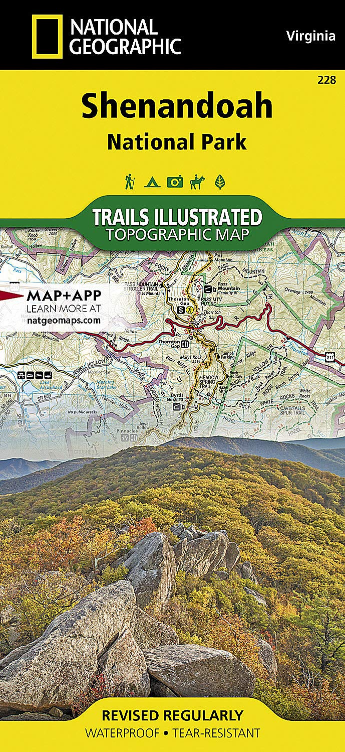 Shenandoah National Park: Trails Illustrated National Parks: 228 (National Geographic Trails Illustrated Map)