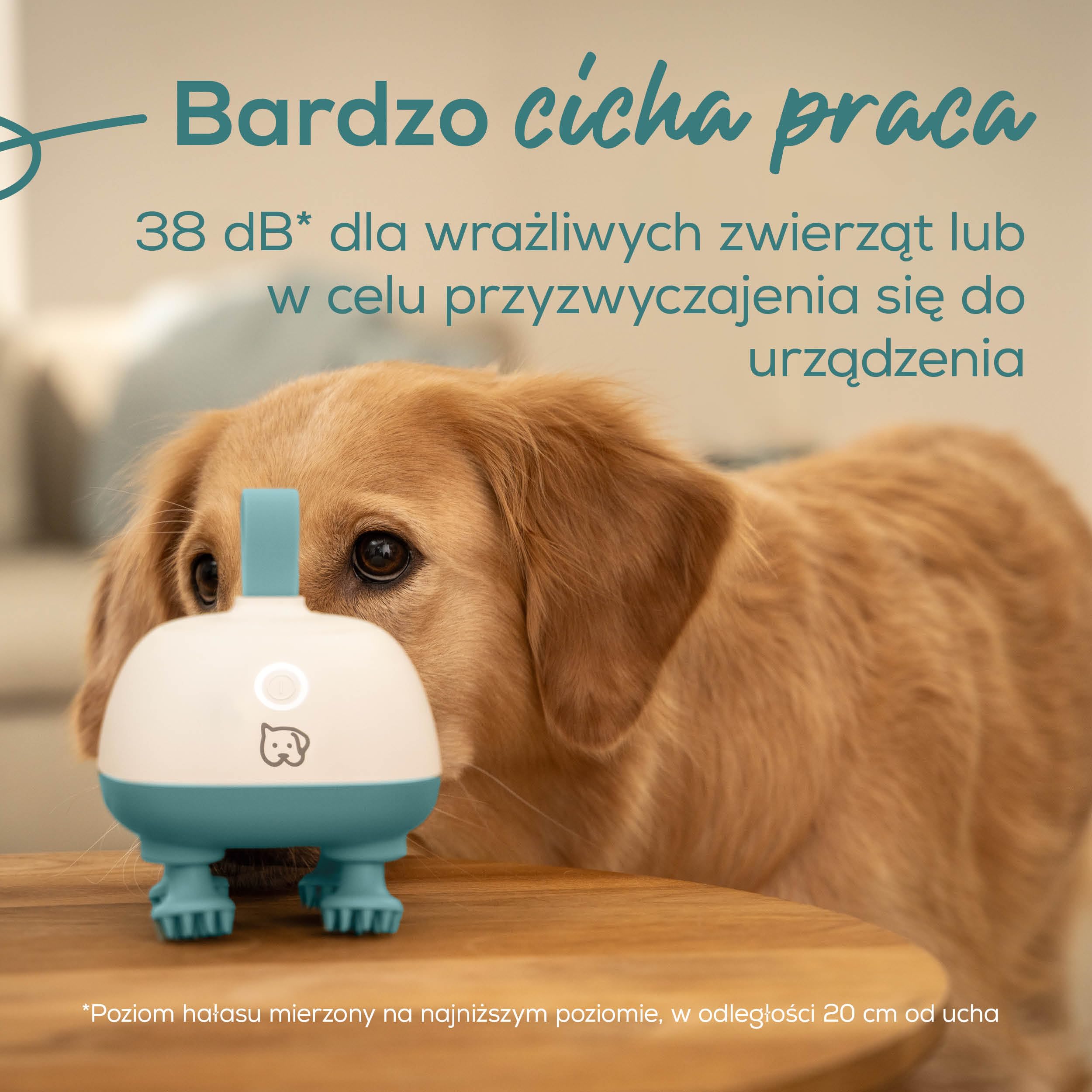 Beurer Love Your Pet Aparat do masażu Buddy dla psów i kotów, relaksujący masaż głowy i ciała dla zwierząt domowych, masaż przeciwstresowy, wyjątkowo cichy, silikonowe nasadki masujące, z akumulatorem