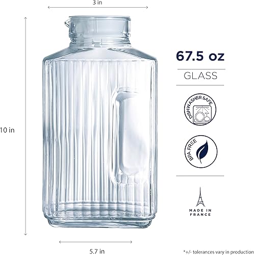 Miniatura 7 de Luminarc Quadro - Jarra con tapa blanca