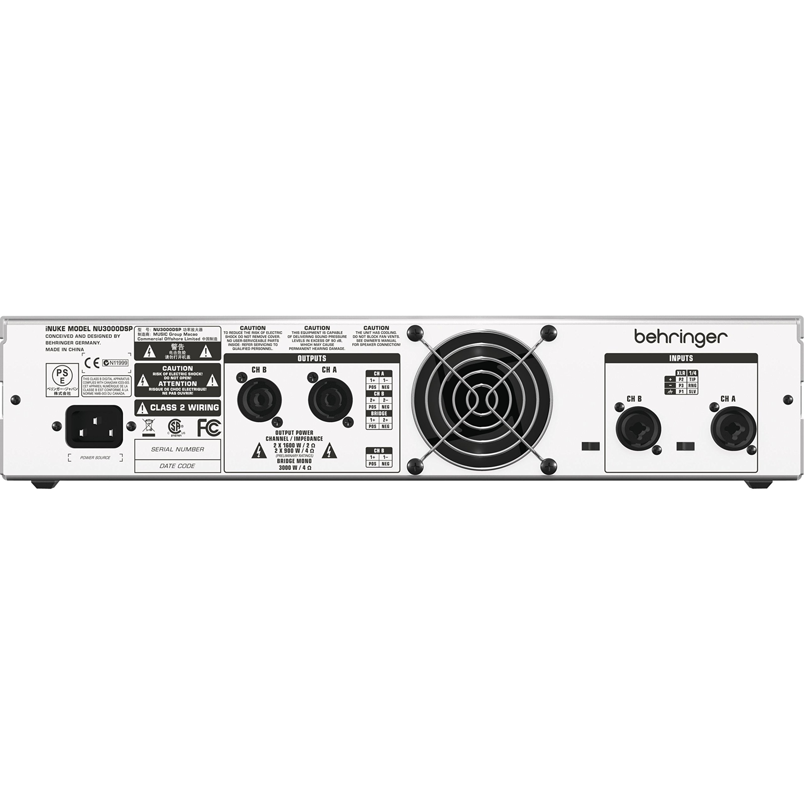 Amazon.com: Behringer iNUKE NU3000DSP Ultra-Lightweight High
