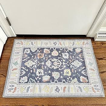 acohug＊ Oushak rug メダリオン　トルコラグ　86×58 Amazon.com: Fame Rugs Modern Oushak Rug 2x3, Vintage Turkish