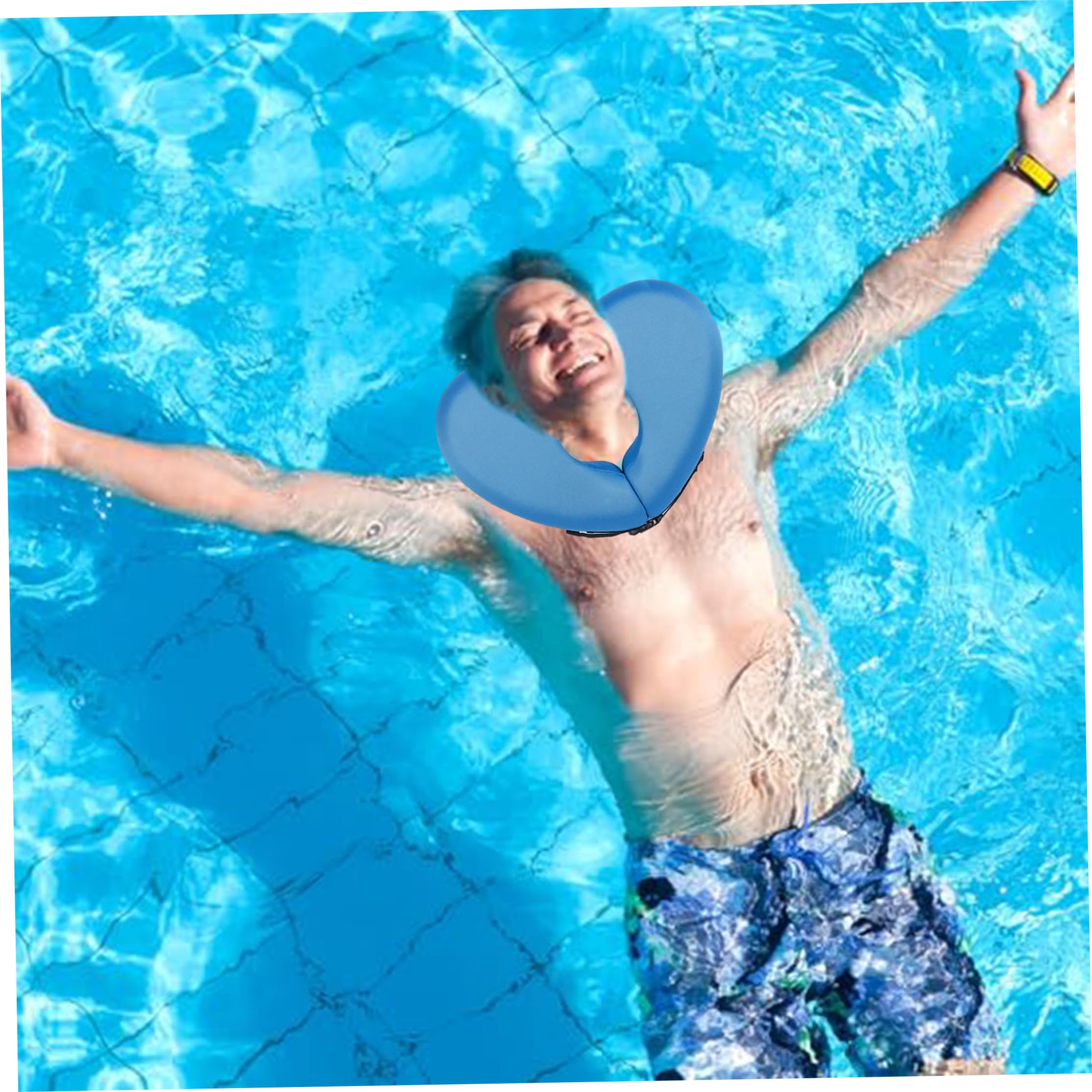 Schwimmgürtel, herzförmiger Sicherheits-Schwimmring für Erwachsene, Schwimmhilfe – Nicht aufblasbarer Schaumstoff, XL Orange