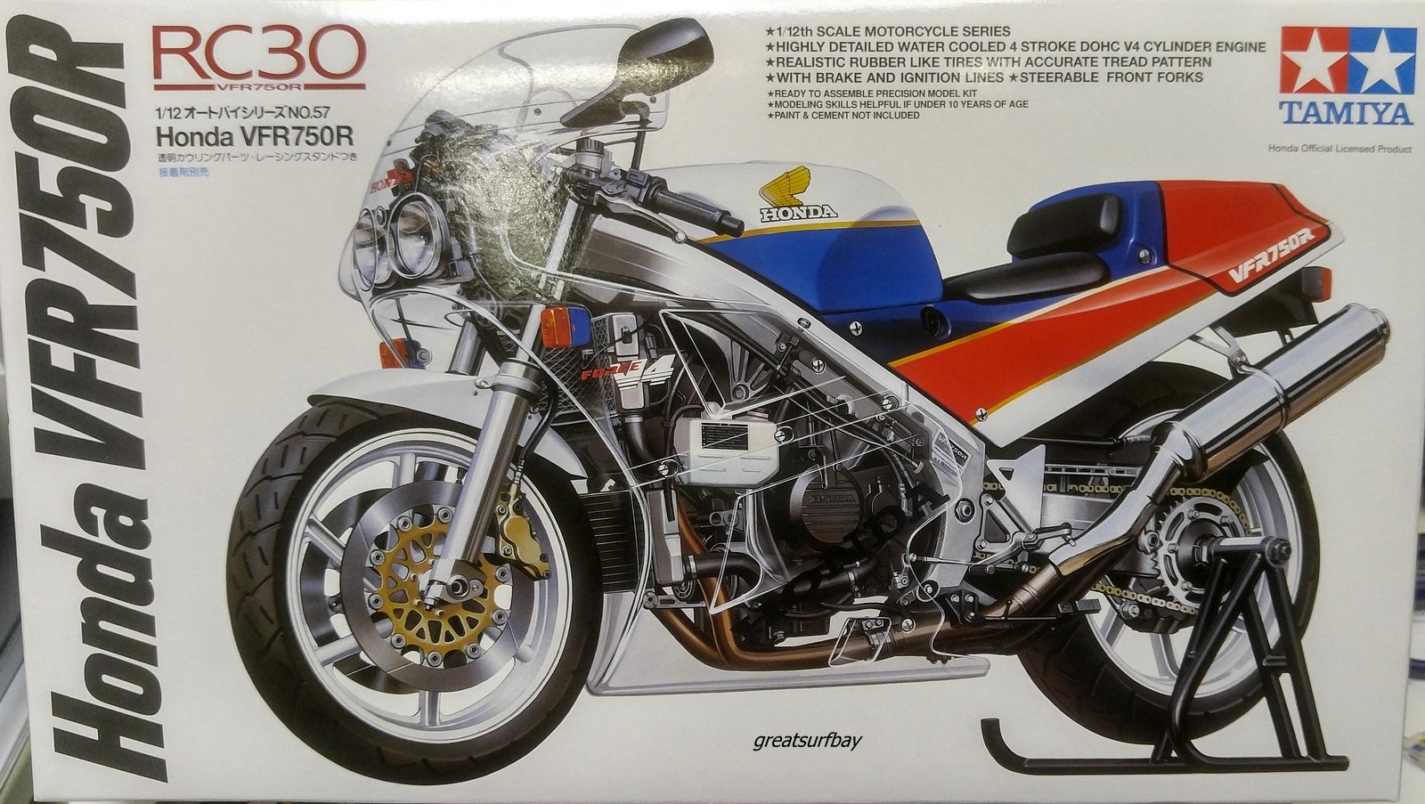 Tamiya 14057 Honda VFR750R - Maqueta (escala 1:12)