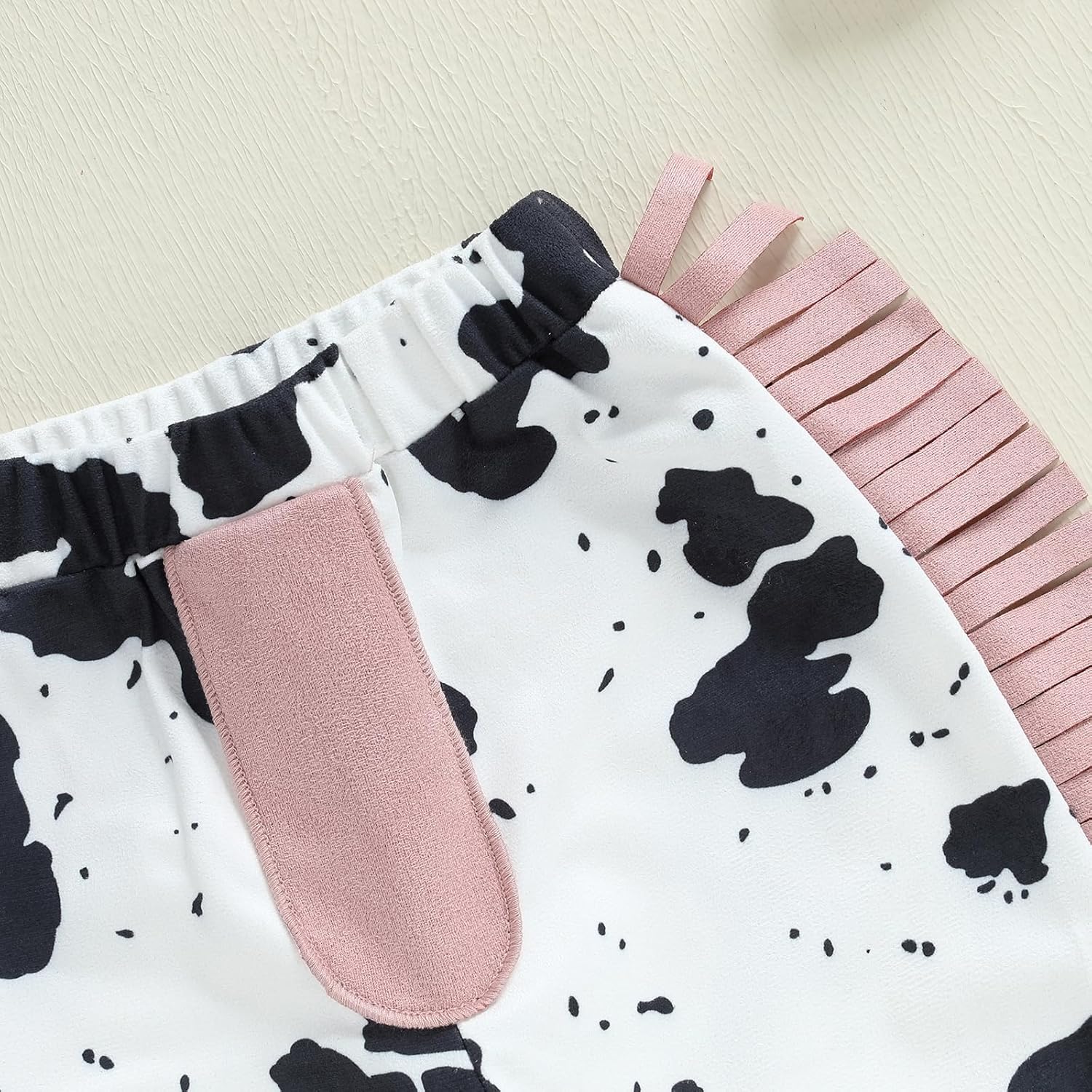 Toddler Baby Girl Western Outfit Cowgirl Tassel Sleeveless Top Vest Jacket Bell Bottoms Bandana Set Spring Clothes - Image 6