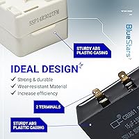 Vista 3 de BlueStars 2 Paquetes W10613606 Relé de Arranque y Capacitor para Compresor de Refrigerador - Compatible con Refrigeradores Whirlpool KitchenAid