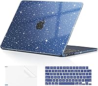 Vista 24 de EooCoo Funda compatible con MacBook Air de 15 pulgadas M5 2026 2025-2023 Release M4 M3 M2 modelo A3448 A3241 A3114 A2941, carcasa rígida de negro