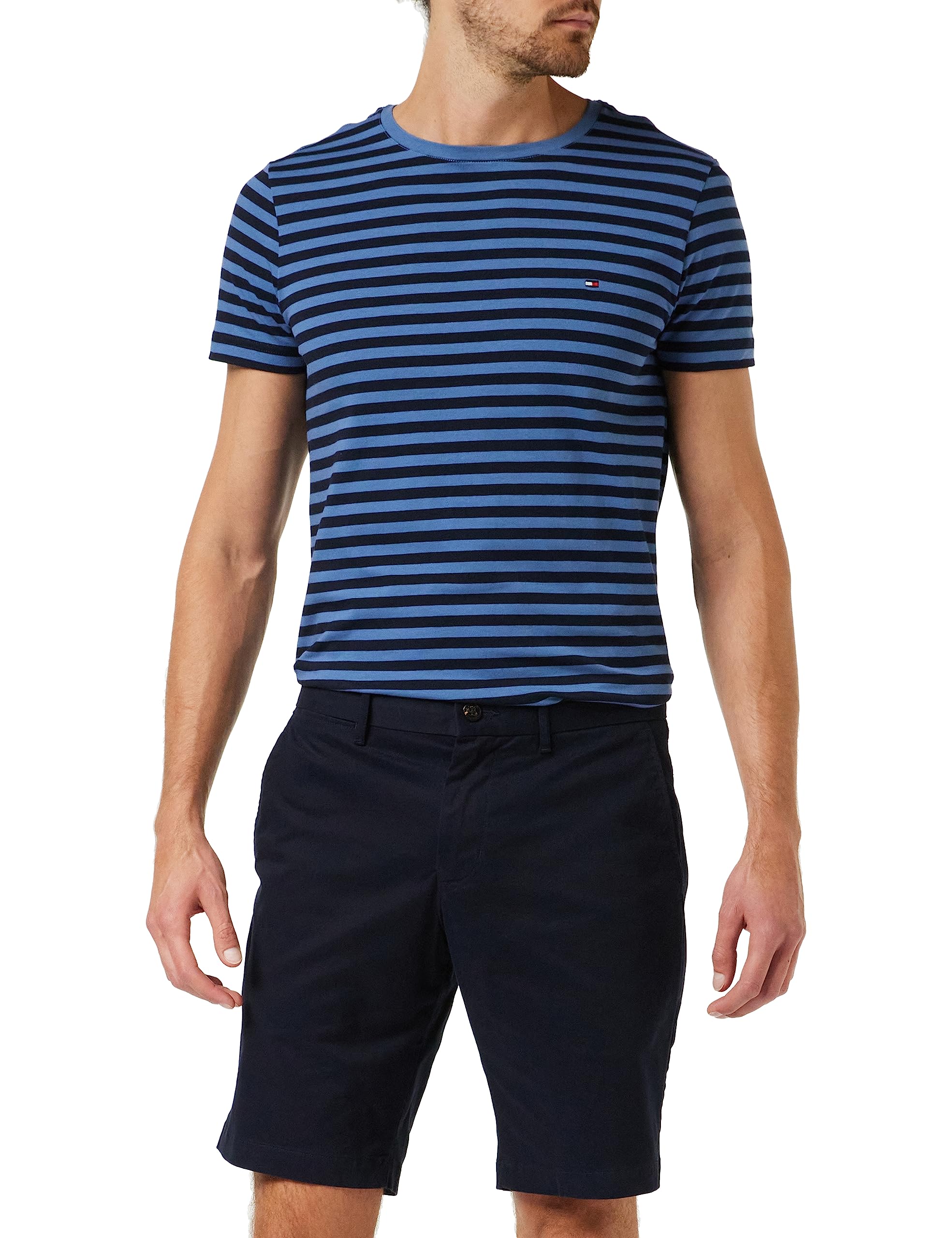 Tommy Hilfiger Hombre Pantalon Corto Brooklyn Short 1985 Corto, Azul (Desert Sky), 30W