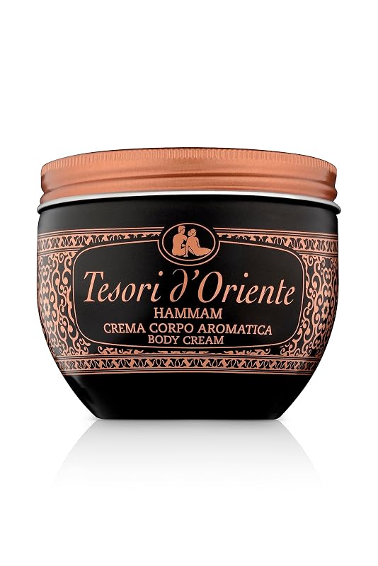 Tesori d'Oriente Creme Corporal Hammam com Óleo de Argan e Fragrância de Flor de Laranjeira, 300 mL
