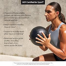 THORNE - Whey Protein Isolate - 21 Grams of Easy-to-Digest Whey Protein Powder - NSF Certified for Sport - Vanilla - 13.79 Ounces - 14 Packets